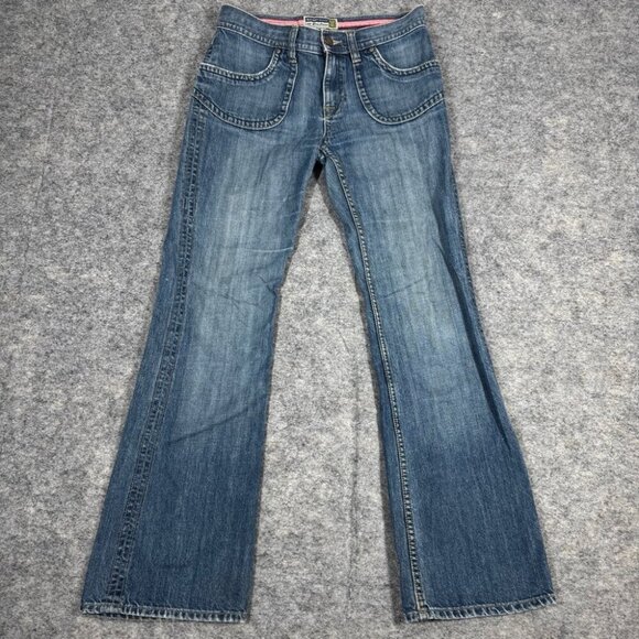 Old Navy Vintage Denim Y2K  90s 2000s Women's Blue Jeans Low Waist Size 6 - Picture 2 of 14